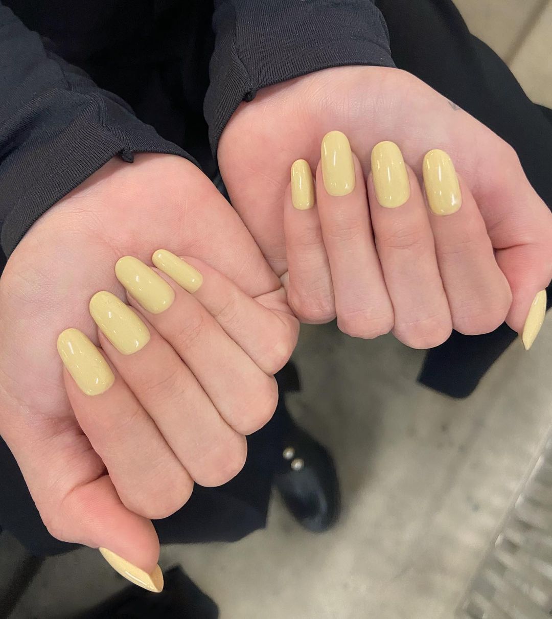 Las 89+ mejores uñas amarillas de gel .vn