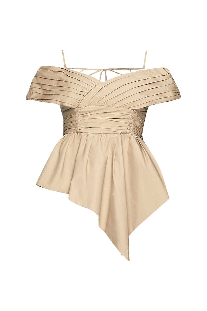 cold shoulder dress tops