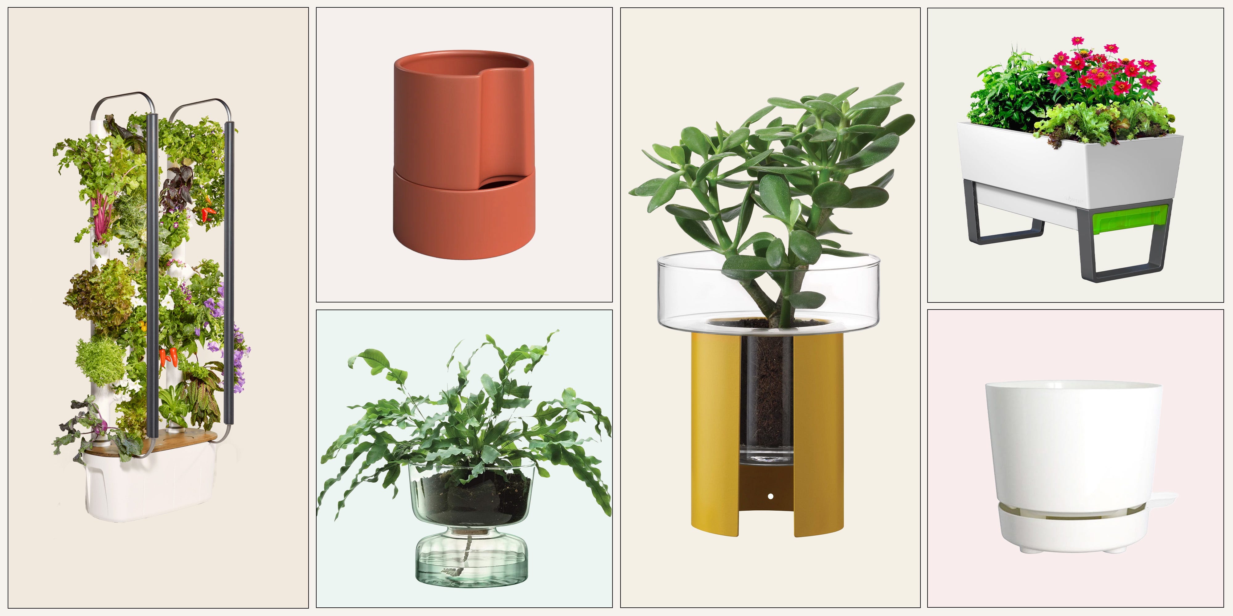 11 Self-Watering Planters That Will Legit Save Your Greenery
