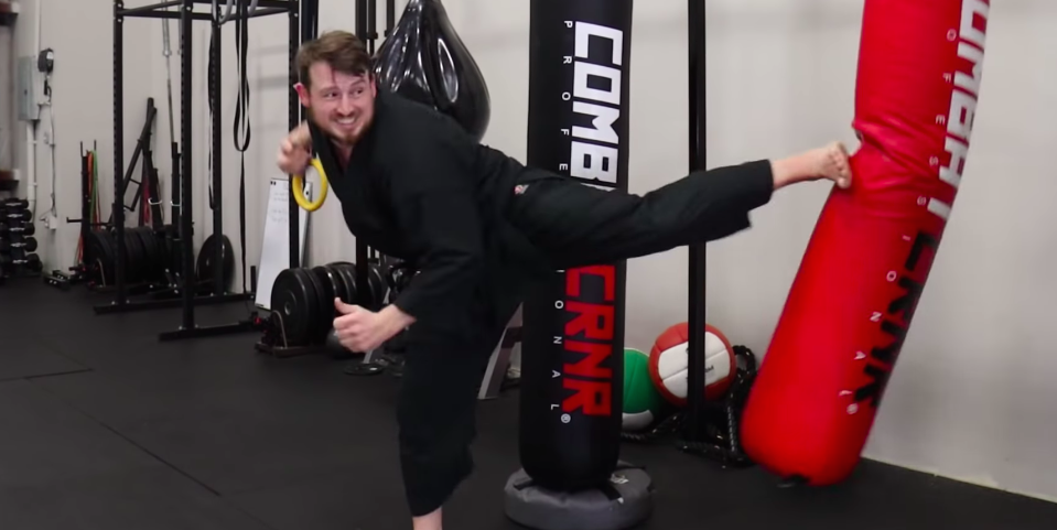 A Karate Instructor Tried to Determine the Most Powerful Kick