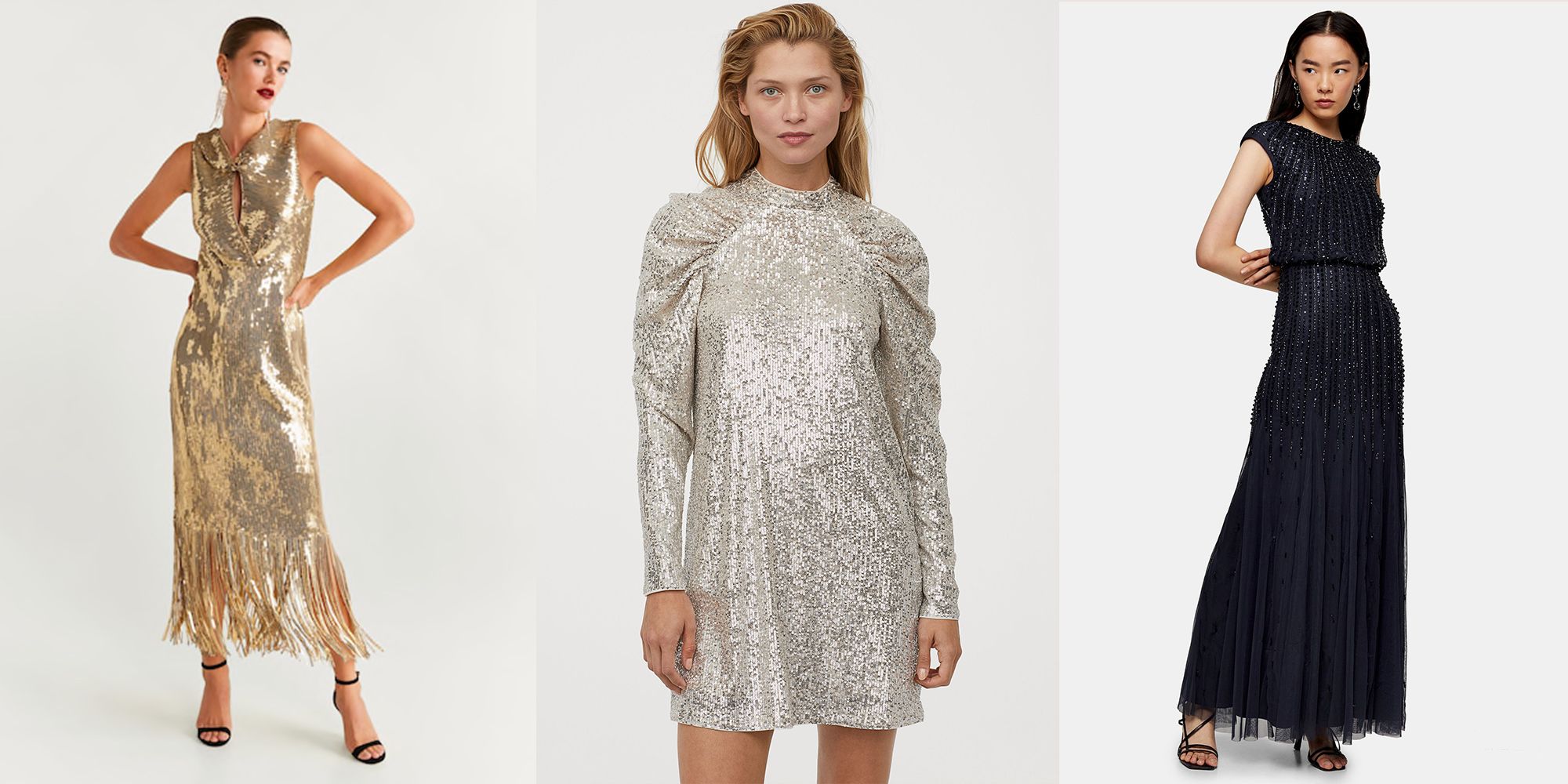 sequin gown dress