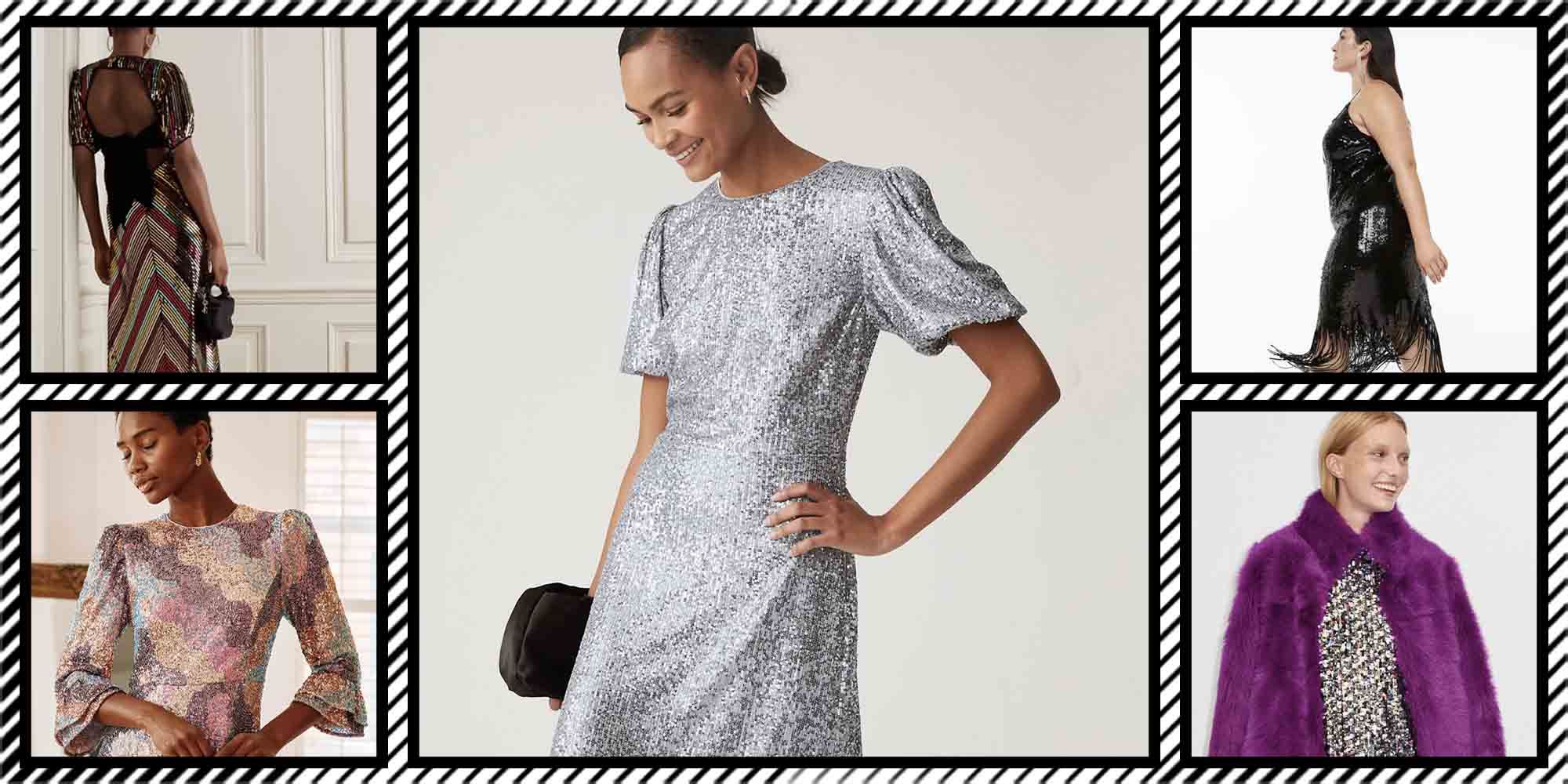 christmas party sequin dress