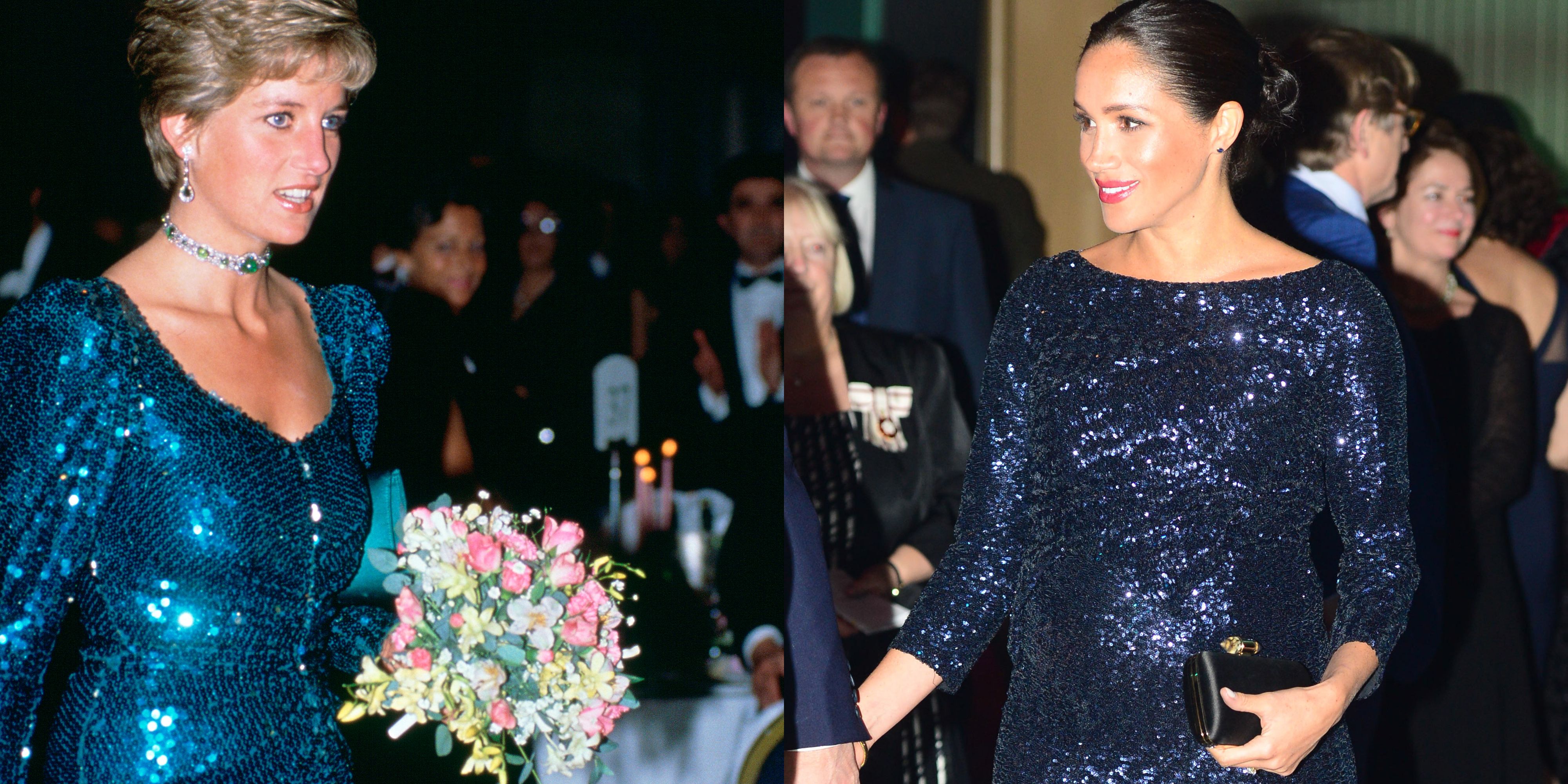 diana sparkly blue dress