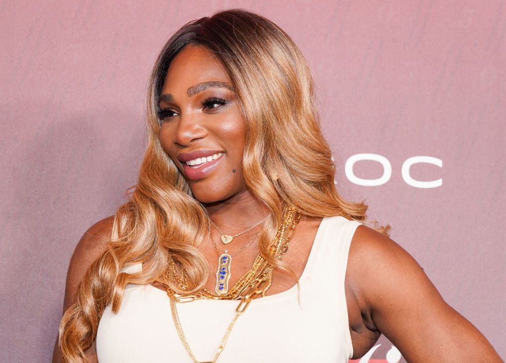 serena williams blonde ombre hair