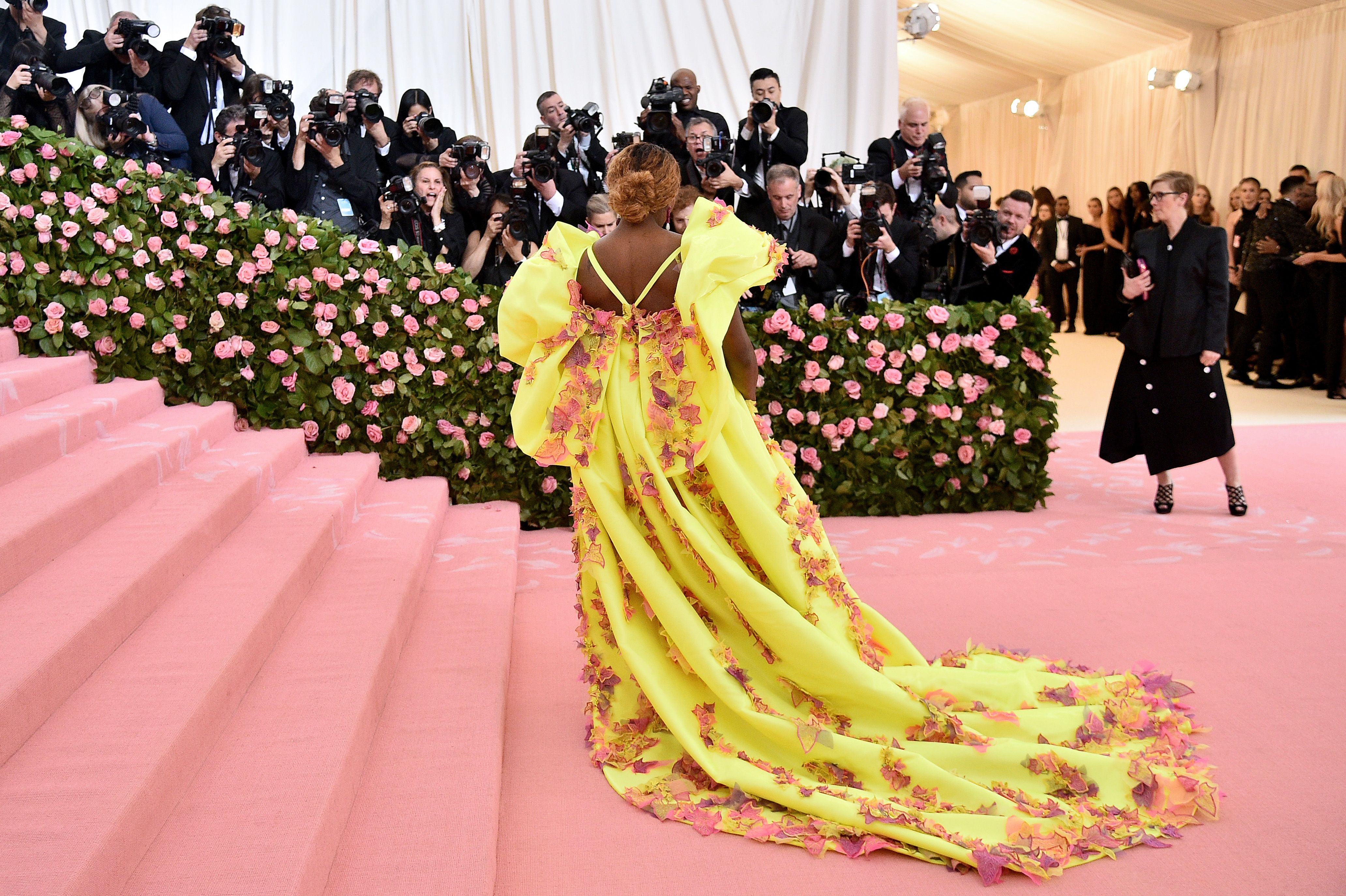 serena williams yellow dress