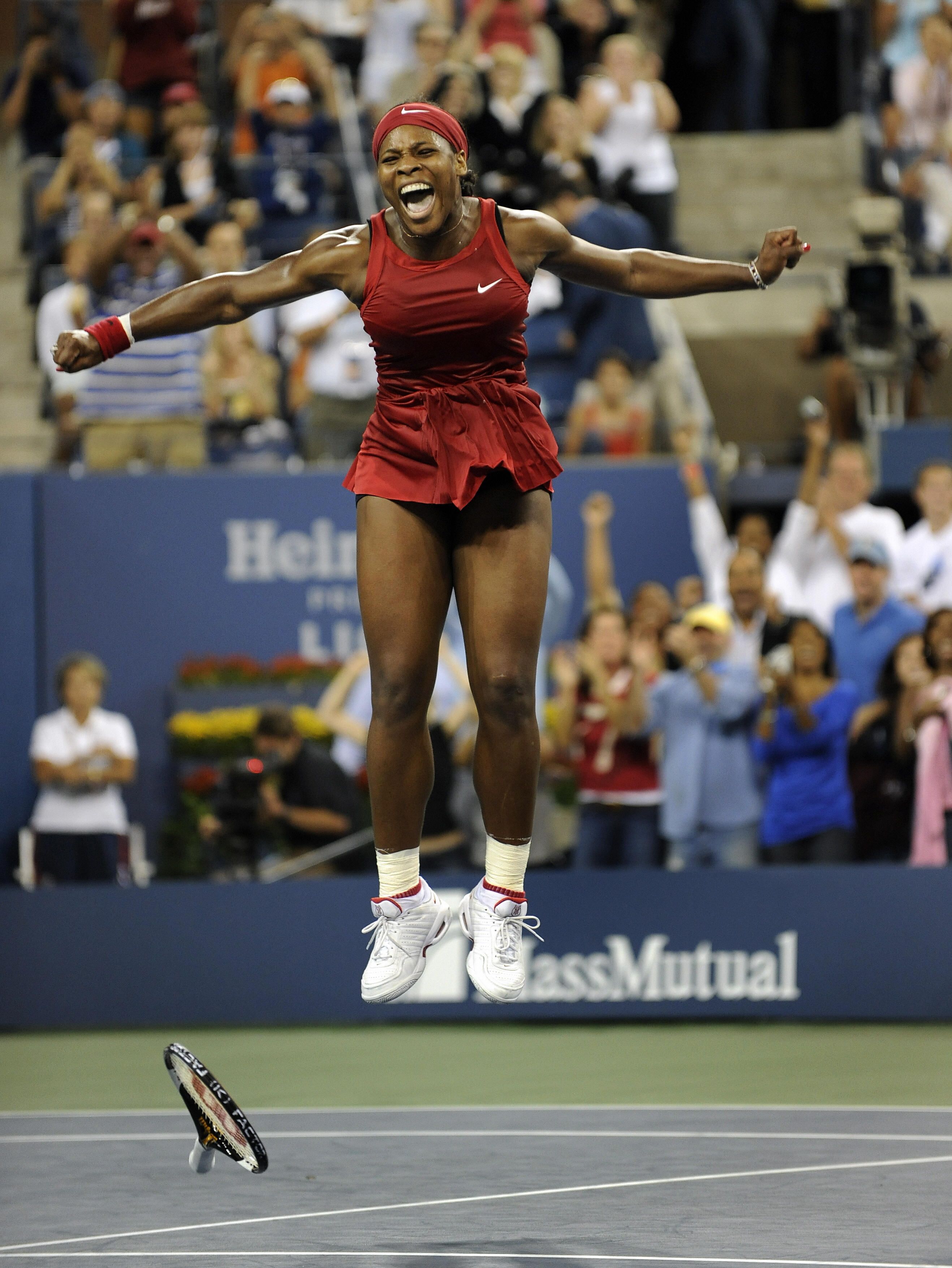 Tennis Outfit Serena Williams Pappaufsteller lebensgross 