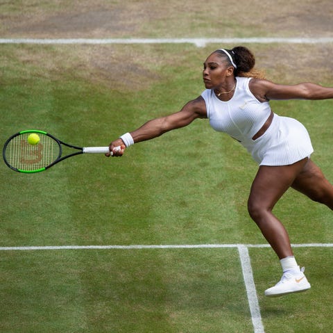 Serena Williams Cooled Down on a Bike in Between Wimbledon Matches