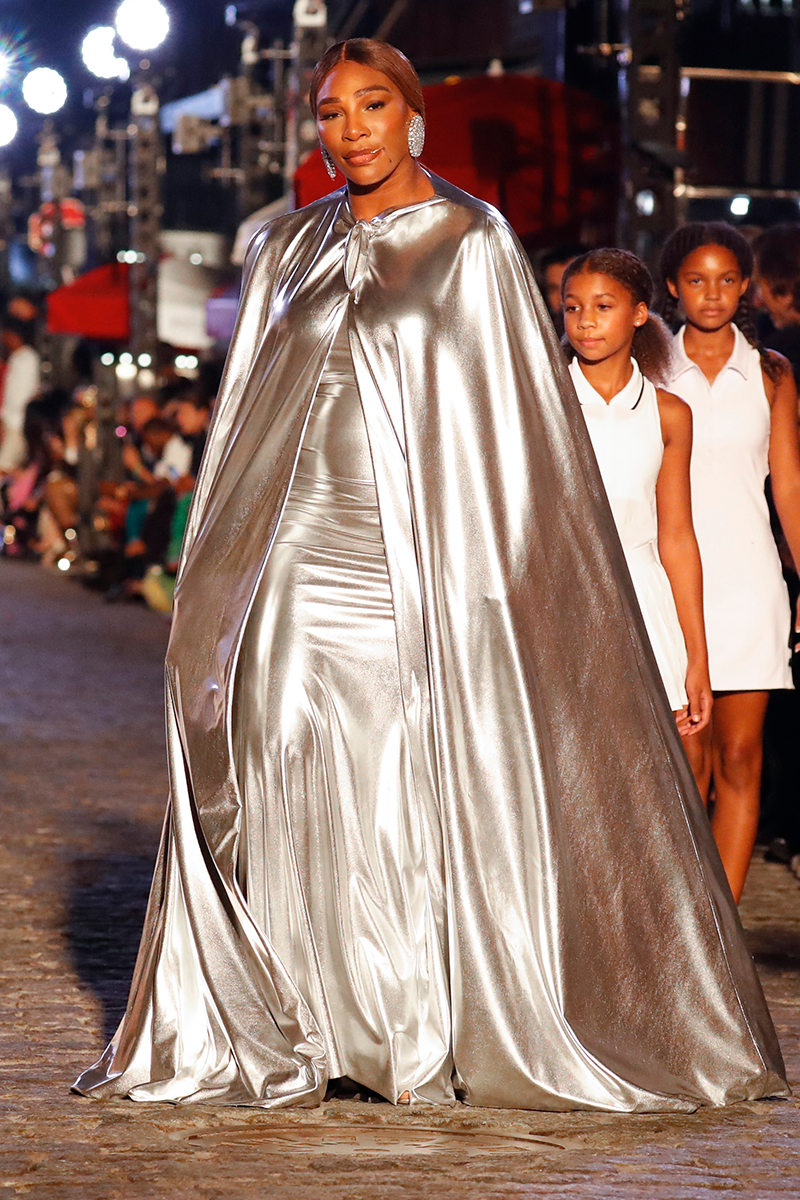 Serena Williams Opens Vogue World Runway in Silver Balenciaga ...