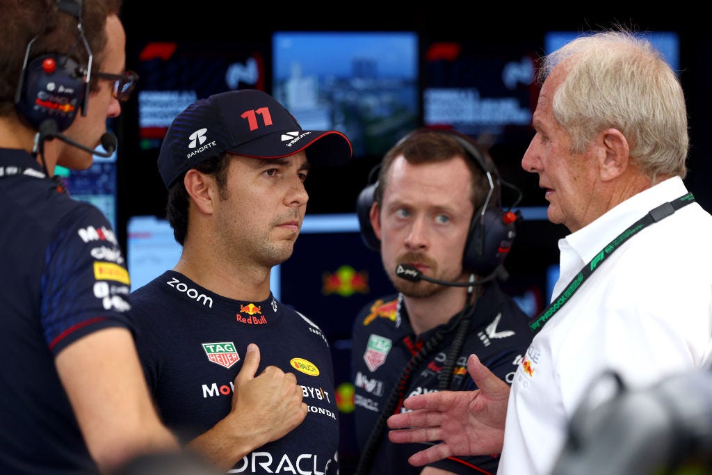 FIA Warns Helmut Marko After Offensive Remarks About Sergio Perez