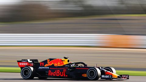 First Images Of Newest Red Bull F1 Driver Sergio Perez In His New Colors