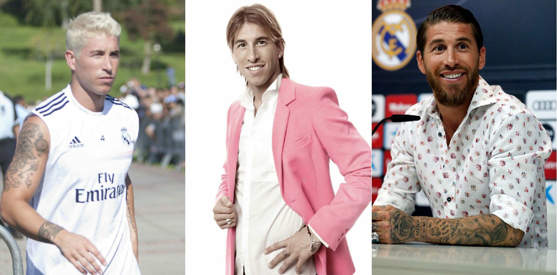 capítulo cruzar En la actualidad Sergio Ramos y sus looks más comentados - Sergio Ramos cortes de pelo