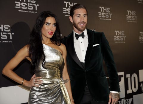Pilar Rubio y Sergio Ramos en la Gala BEst Soccer Fifa 2019