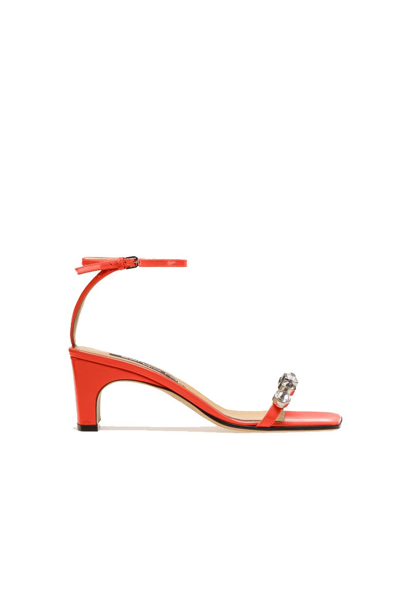 red kitten heel sandals uk