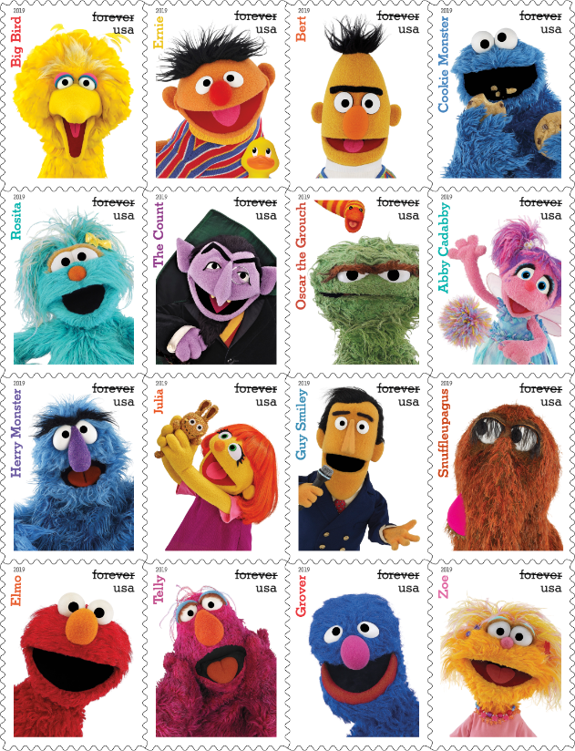 The U.S. Postal Service Is Celebrating Sesame Street's 