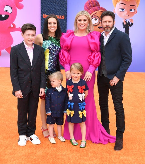 Kelly Clarkson Attends Uglydolls Premiere With Her Husband And Four Kids