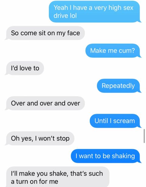 Passionate sexting examples