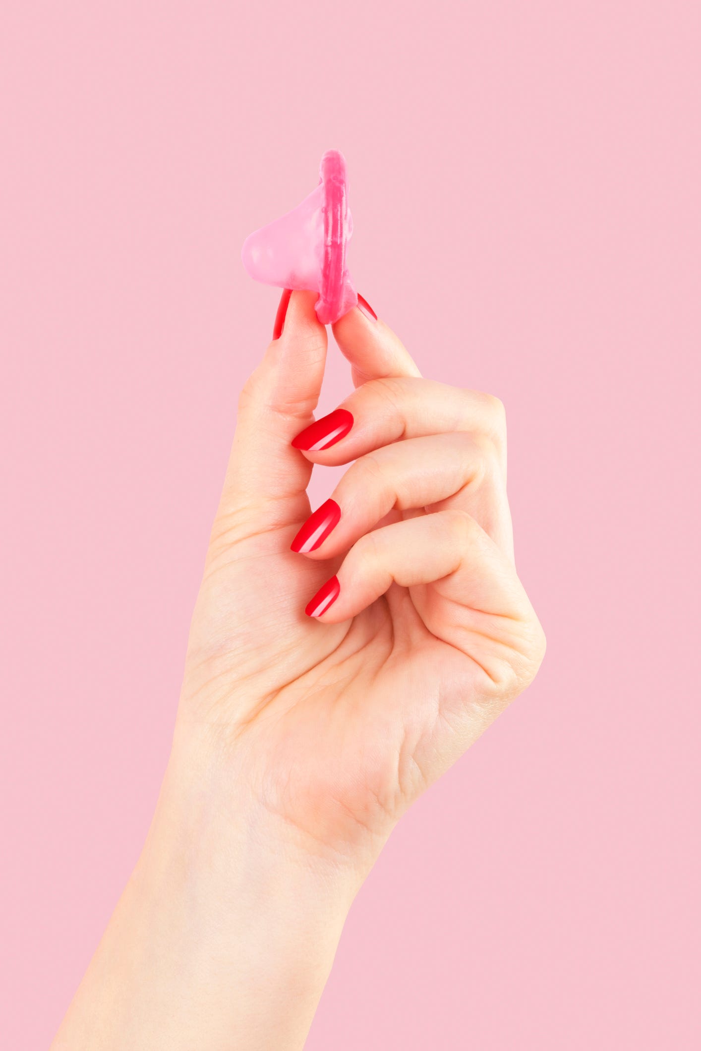 Finger in peehole
