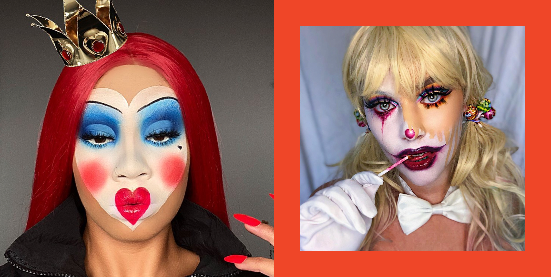 easy girl clown face paint