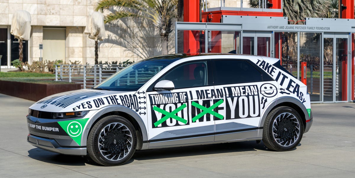 Hyundai Ioniq 5 Gets Sloganized by Artist Barbara Kruger Hyundai Ioniq 5 Gets Sloganized by Artist Barbara Kruger