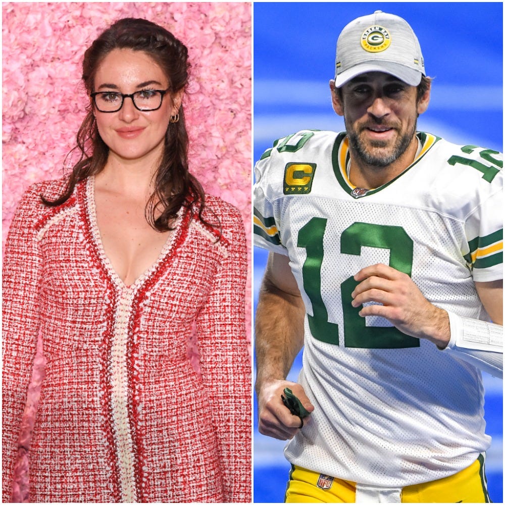 Aaron Rodgers and Shailene Woodley Are Reportedly Engaged