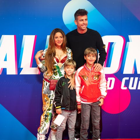 shakira and pique with their children milan and sasha