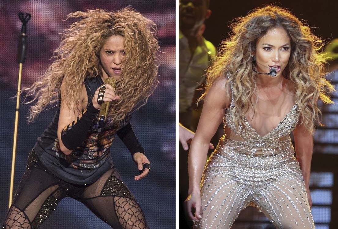 Shakira y JLo, duelo de divas en la 'Super Bowl'