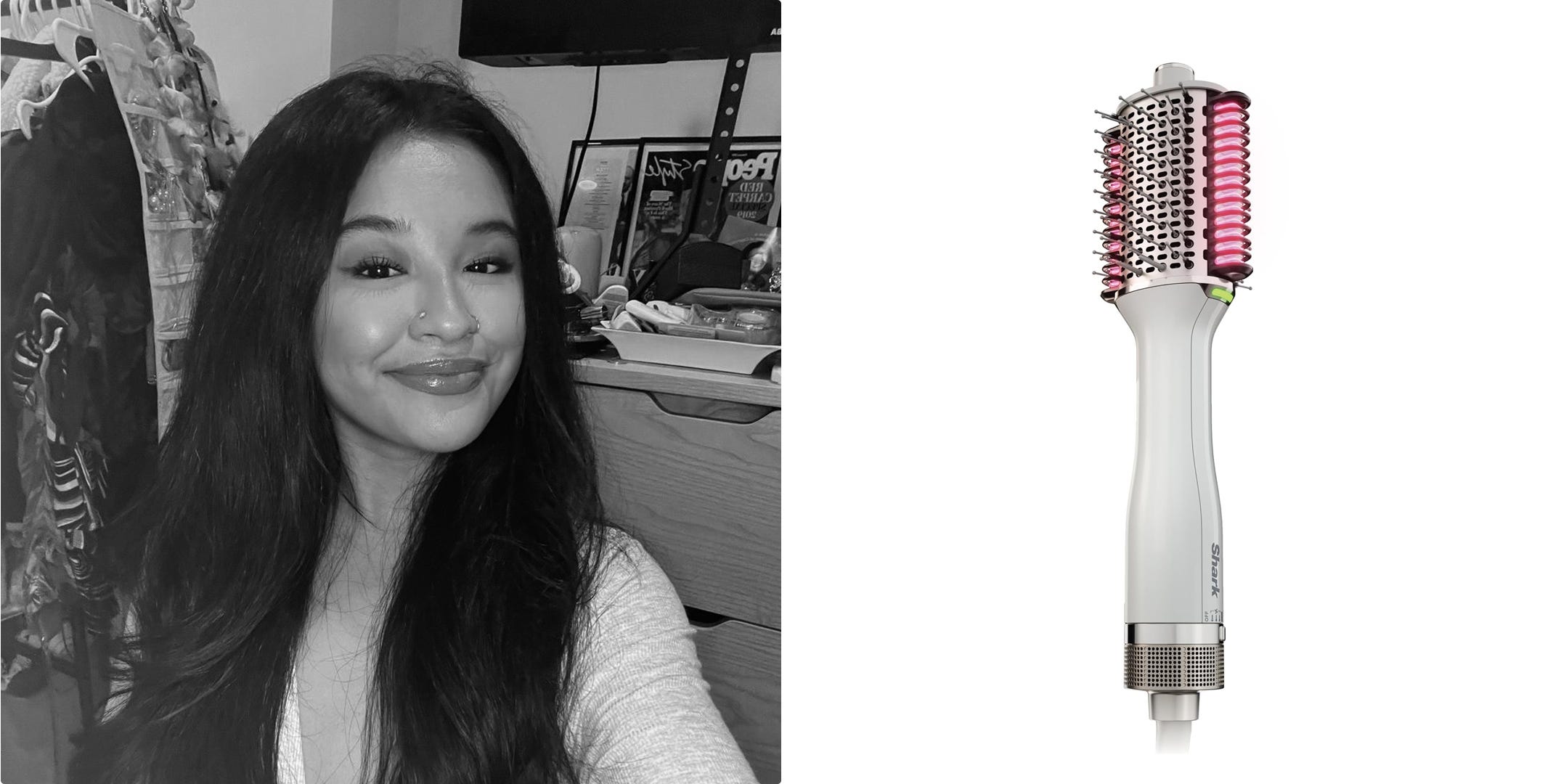 People Can't Stop Raving About the Shark SmoothStyle Hair Dryer Brush—I Tried It to See If It's Worth It