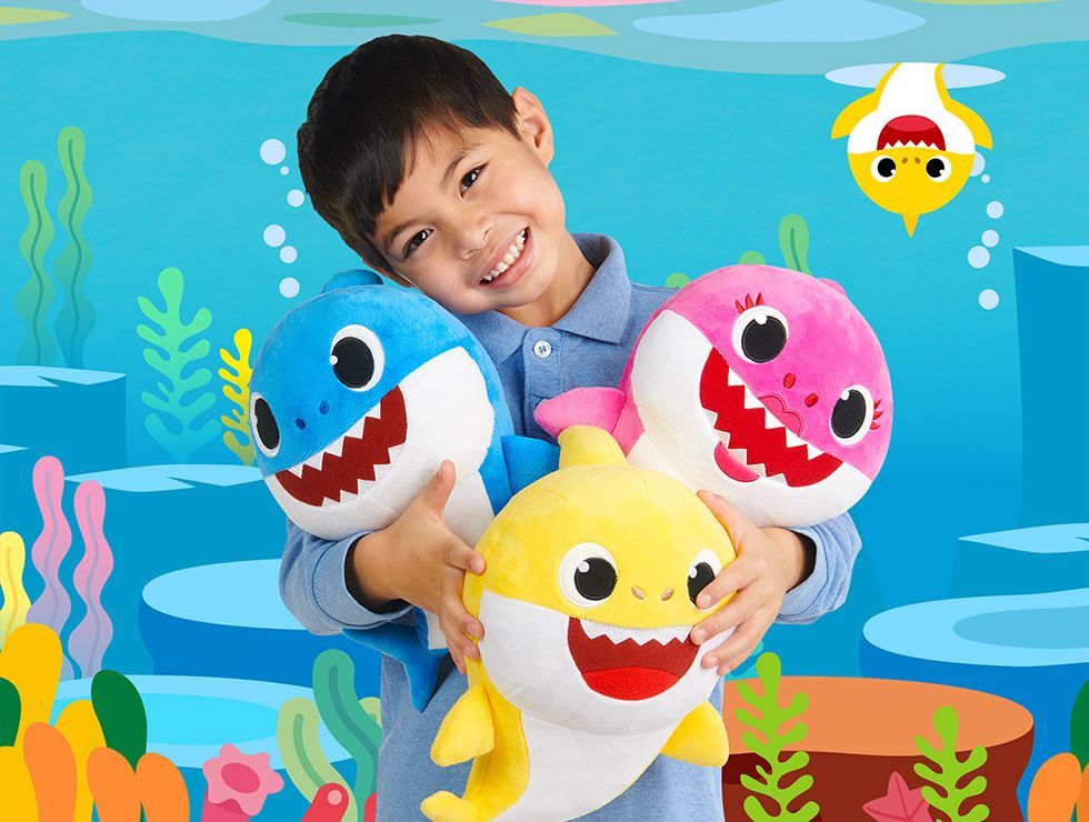 UK Baby Shark Plush Singing Plush NEW Toys Music Doll English Song Gift for kids 