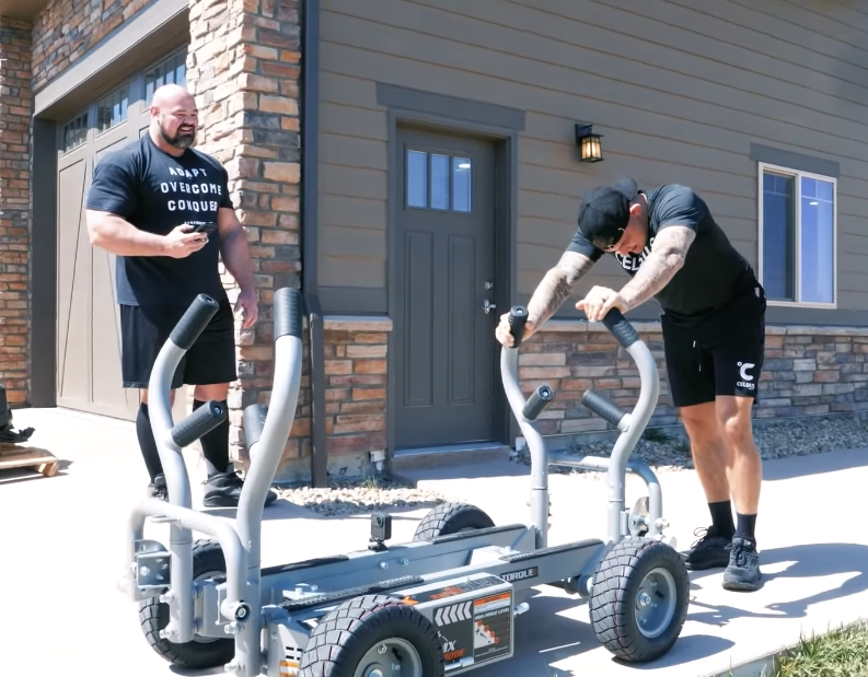 brian shaw challenged dustin poirier to a war of strength