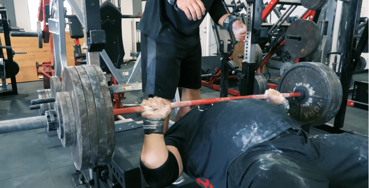 Brian Shaw Shares 40 Rep 450 Pound Bench Press Workout Video