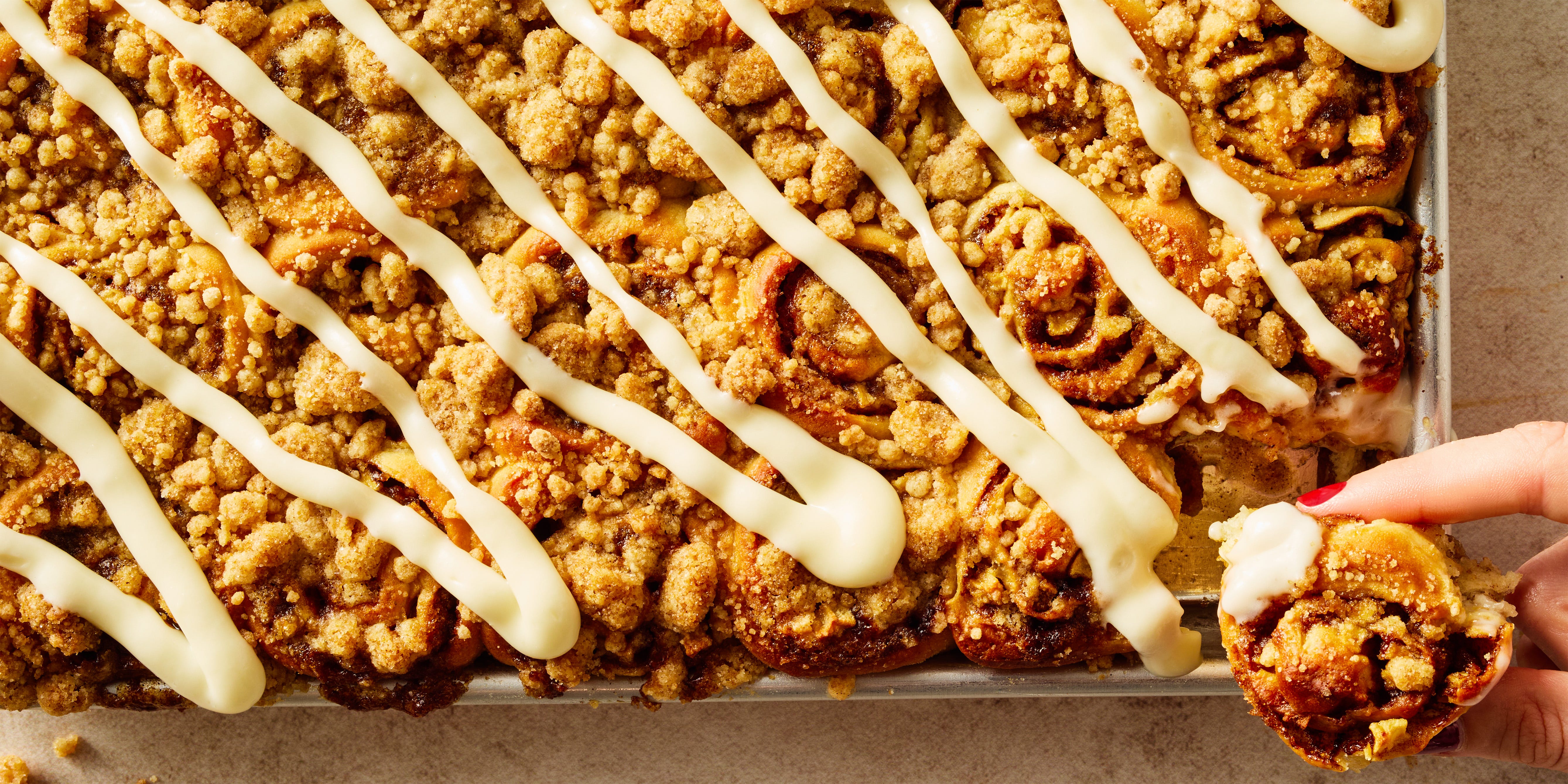 Sheet-Pan Apple Cinnamon Roll Bites Are An Early Morning Treat Feat