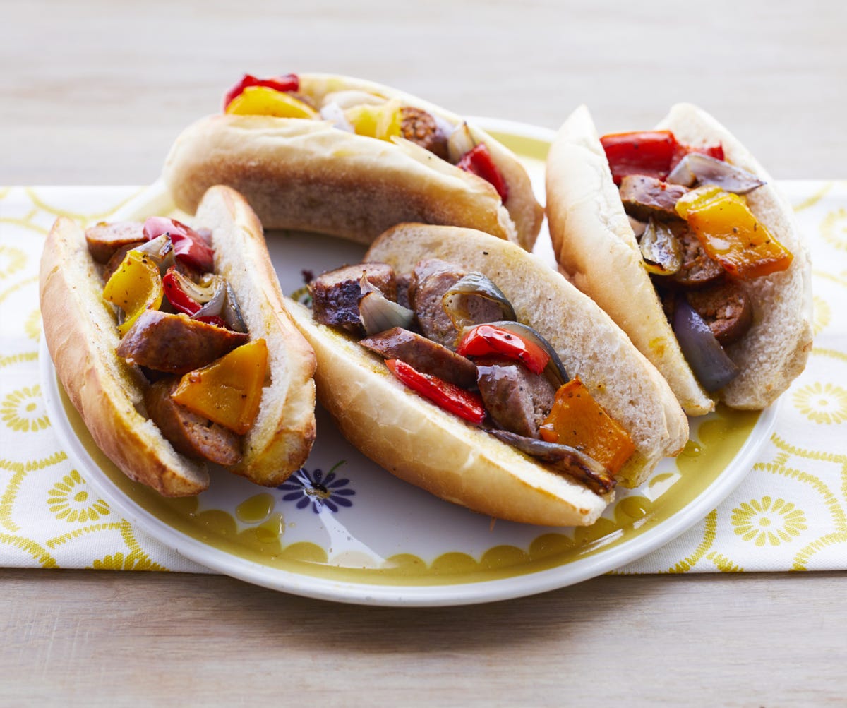 Best Sheet Pan Sausage And Pepper Hoagies How To Make Sheet Pan Sausage And Pepper Hoagies