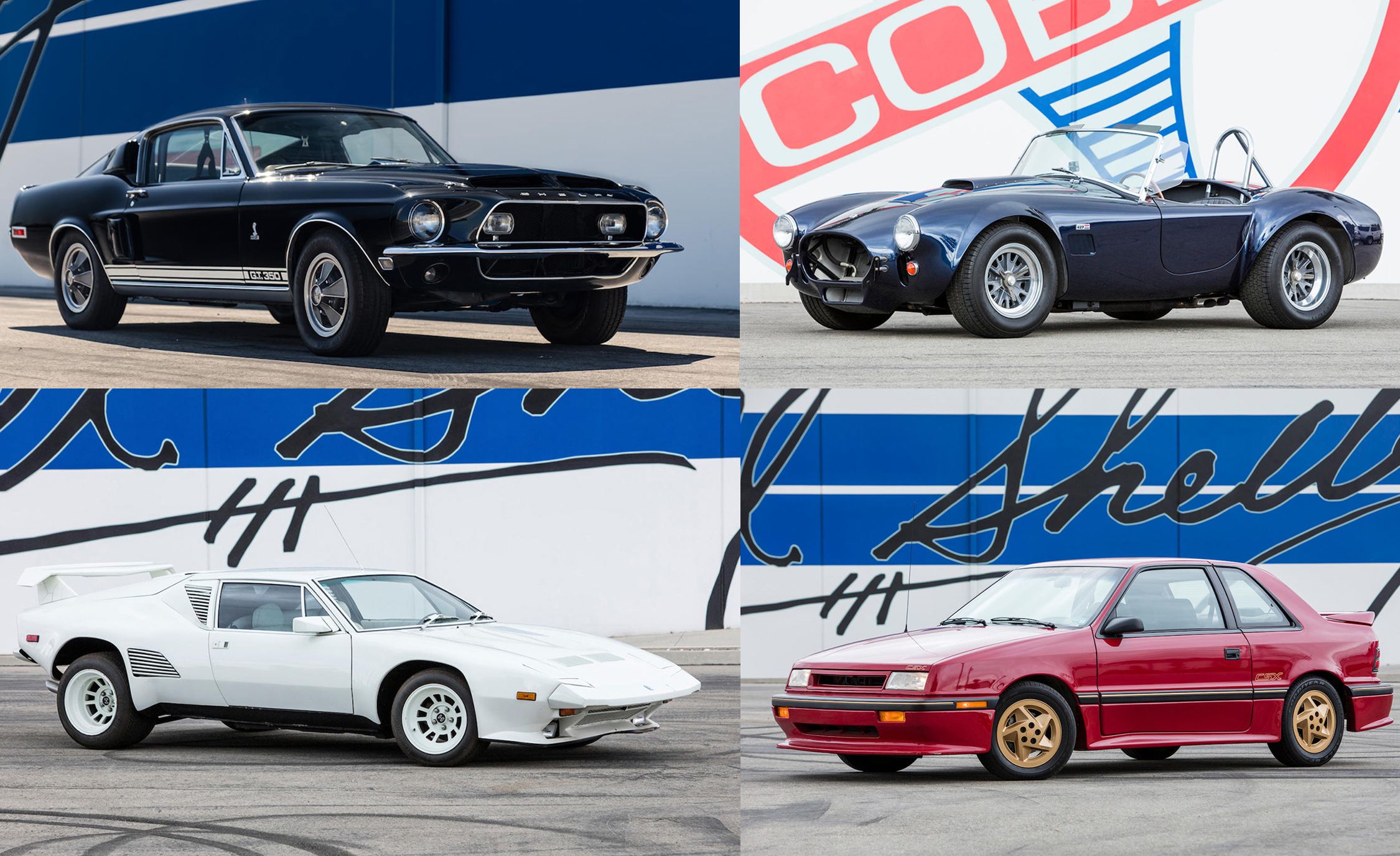Every Car from Carroll Shelby's Collection Selling at Greenwich