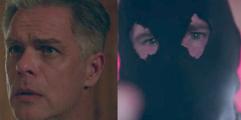Sheriff Keller's eyebrows are extremely similar to those belonging to the Black Hood. Sheriff Keller's eyebrows are extremely similar to those belonging to the Black Hood.