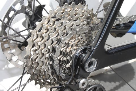 De 12 speed cassette mét 17 tands kransje