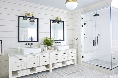 15 Black And White Bathroom Ideas Tile Designs We Love - Small Black And White Bathroom Designs