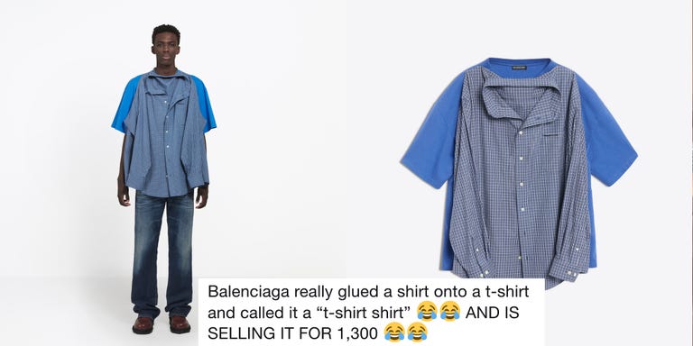 balenciaga stupid shirt