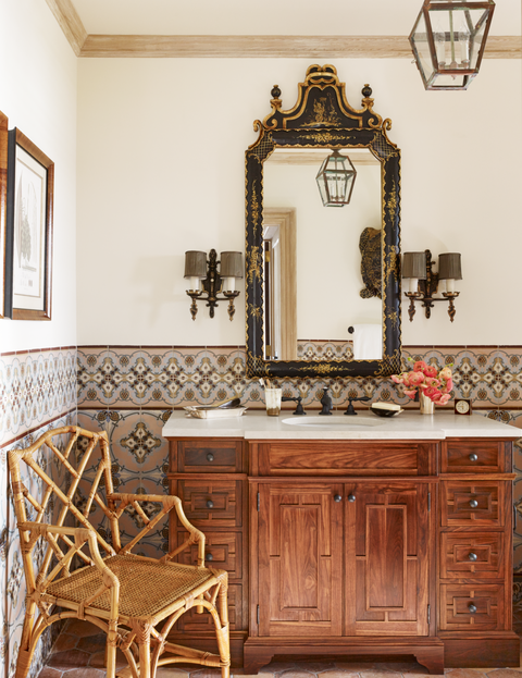 spanish style bathroom decor