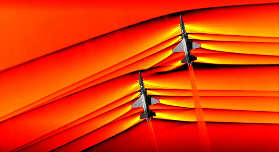 NASA Supersonic Shock Wave Photos | Sonic Boom Pictures