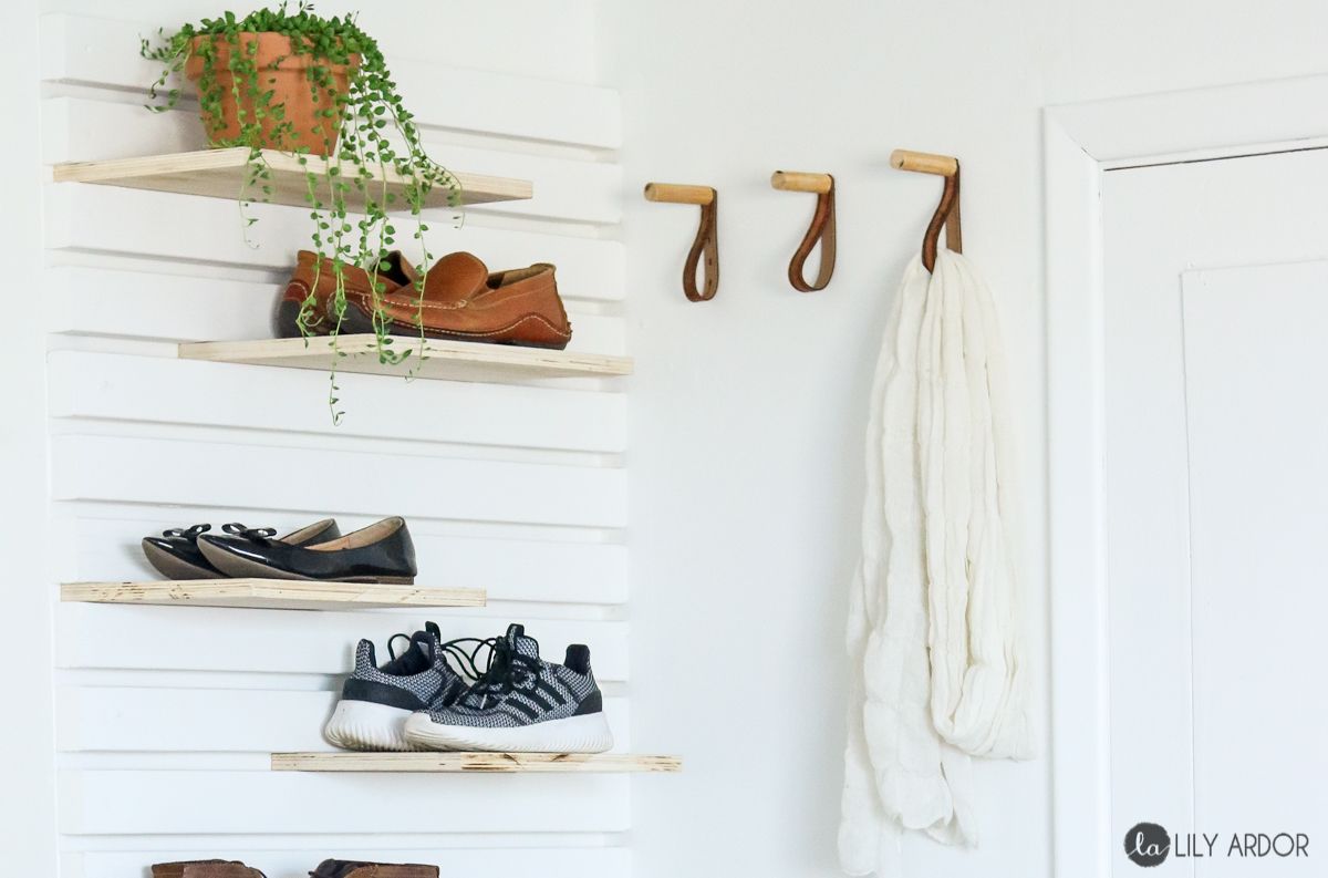 20 Best Shoe Organizer Ideas Genius, White Floating Shelves For Shoes