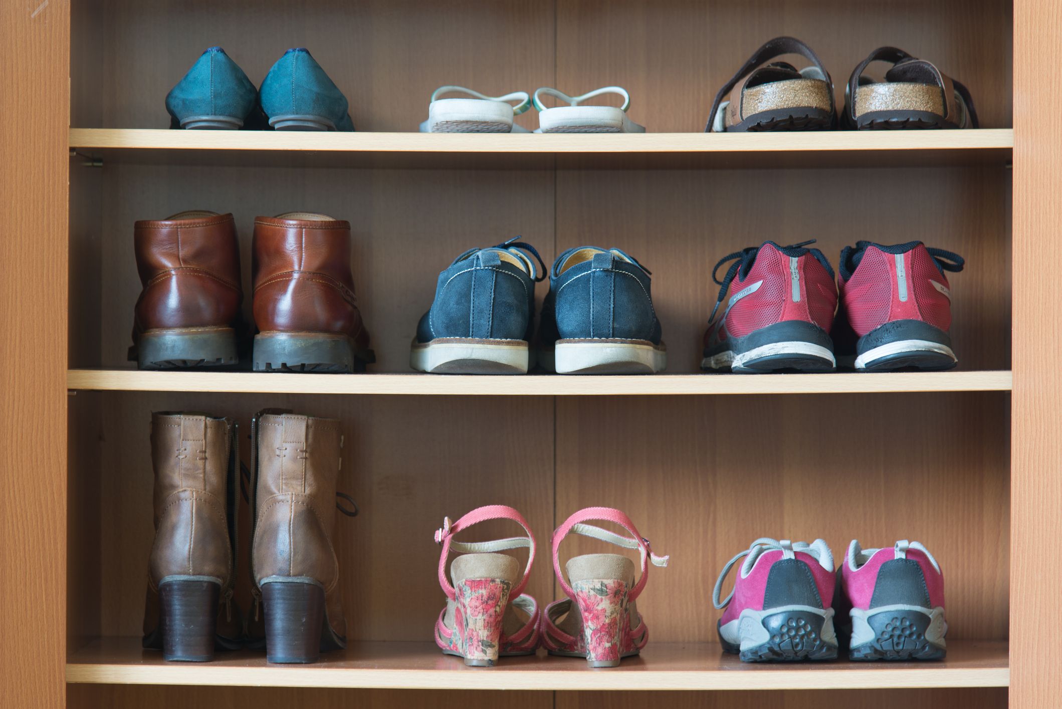 diy baby shoe organizer