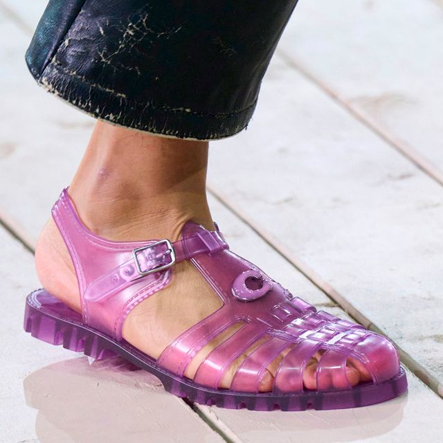 a collage of spring 2023 shoe trends to know