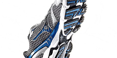Athletic shoe, Azure, Electric blue, Grey, Running shoe, Sneakers, Graphics, Walking shoe, Synthetic rubber, Outdoor shoe, 