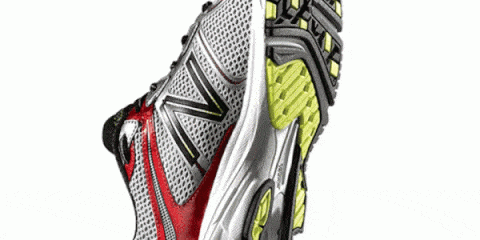 Running shoe, Sportswear, Athletic shoe, Font, Carmine, Logo, Sneakers, Grey, Walking shoe, Bicycle shoe, 