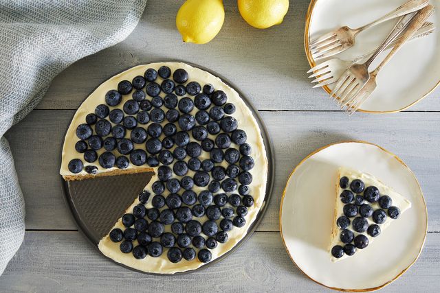 blueberry custard pie