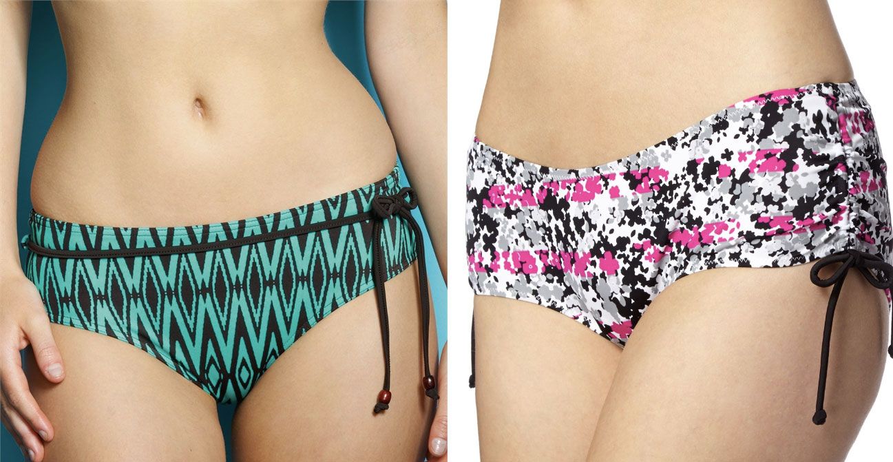 boy short cut bikini bottoms