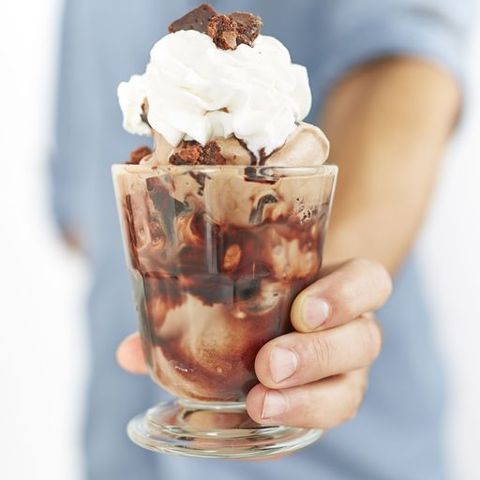 chocolate brownie sundae | Ice Cream Sundae Recipes