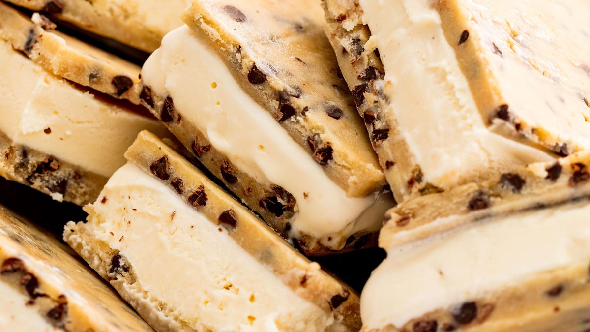 Cookie Dough Ice Cream Sandwiches