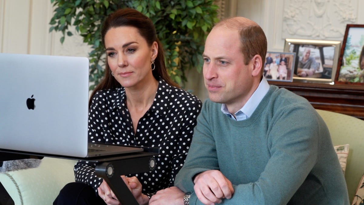 Kate Middleton Wore Polka Dots for a Video Call Supporting a Mental Health Helpline