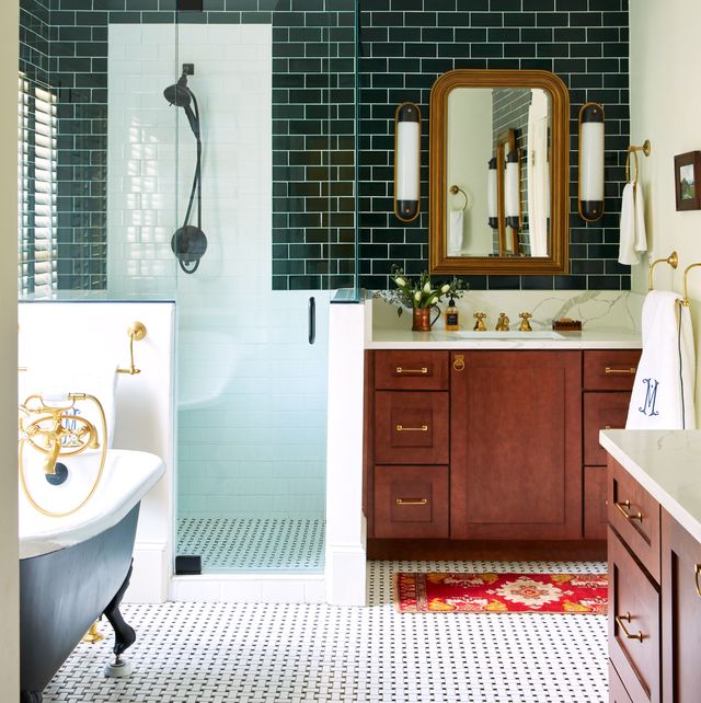 16 Fashionable Bathe Tile Concepts to Go well with Each Design Type